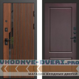 Дверь входная Termo Door Флекс Бетон Марсель Шоколад